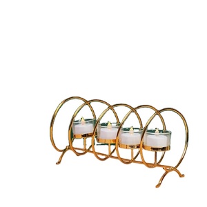 Bougeoir en cristal, décoration de la maison, autre support de bougie brillant, pour l'intérieur et l'extérieur - Product Image 1