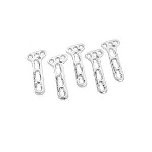 Placa Oblicua Veterinaria T de 3.5mm, Juego de 10 Piezas, 3 Orificios, 5L 5R, Instrumentos Quirúrgicos Ortopédicos de Acero Inoxidable, Placa de Fijación Ósea - Product Image 1
