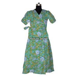 Comfortable Fabric Kimono Jacket <b>Robe</b> Soft Long <b>Coats</b> Dresses Boho Block Print Dresses Women Kimono Bathrobes - Product Image 6