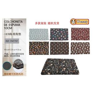 Tapis en mousse pour animaux de compagnie 10 cm avec fermeture éclair et noyau amovible pour chiens Yommy - Product Image 4