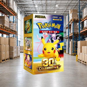 Caja de Sobres Sellada Coreana de Pokémon M6a 30th Anniversary para Tiendas de Juguetes, Tiendas de Cartas y Coleccionistas - Product Image 2