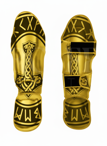 Nouvelles protections tibiales Muay Thai 2026, design dernier cri, sur mesure, pour entraînement de kickboxing, boxe, MMA et arts martiaux - Product Image 4