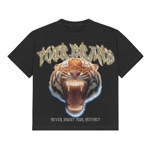 Camisetas de Hombre con Cuello Redondo 100% Algodón, Personalizadas, de Corte Holgado, Alta Demanda, 2026, Precios al por Mayor - Product Image 3
