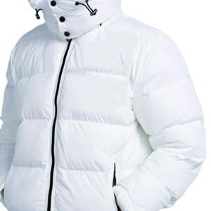 Venta al por mayor de logotipo personalizado al aire libre burbuja acolchada chaqueta acolchada para los hombres - Product Image 5