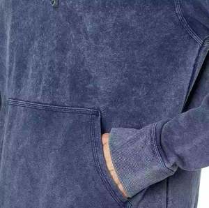 Sudadera con Capucha para Hombre, Color Sólido, Algodón Lavado, Felpa Francesa, Corte Regular, Informal, para Otoño - Product Image 4
