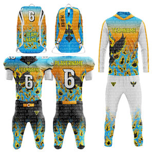 Uniformes de Fútbol Americano Sublimados para Adultos 2026, Diseño Personalizado, Paquete de Alta Calidad, Chándal, Bolsas - Product Image 1