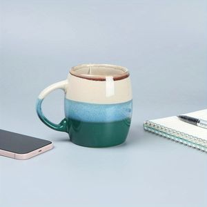 18 oz grande tazza di caffè in ceramica bocca rotonda grande tazza da tè lavastoviglie e microonde per uso ufficio e casa - Product Image 4