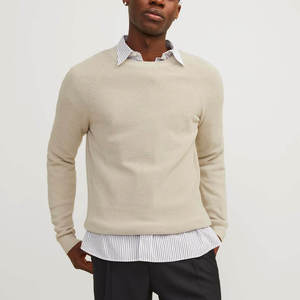 Winter New Release Casual <b>Pullover</b> <b>Sweater</b> Breathable Crew Neck Wool Cashmere Front Anti-Wrinkle Quick Dry - Product Image 2
