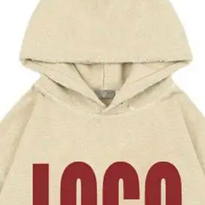 Sweat à capuche pour homme en coton molletonné 100% avec effet délavé, coupe ample, automne, logo personnalisé, marque privée - Product Image 4