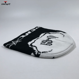 Gorro de Punto Personalizado de Alta Calidad, Transpirable, 100% Algodón, Impermeable, Multicolor Opcional, Unisex, para Invierno, con Bordado 3D - Product Image 2