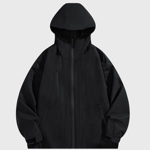 Veste coupe-vent unisexe légère en toile imperméable respirante à séchage rapide pour la randonnée en automne, brodée - Product Image 6