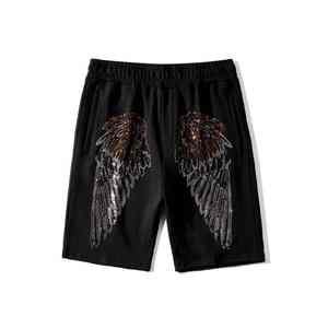 Shorts de course et de sport pour hommes en coton Oxford 100% anti-UV, séchage rapide, respirants, avec cordon de serrage à la taille, écologiques, logo personnalisé - Product Image 1