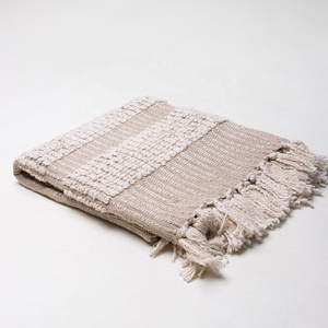 ผ้าห่มโยนผ้าฝ้ายและผ้าทอเนื้อนุ่มพิเศษสุดหรูใหม่สำหรับตกแต่งบ้าน - Product Image 5