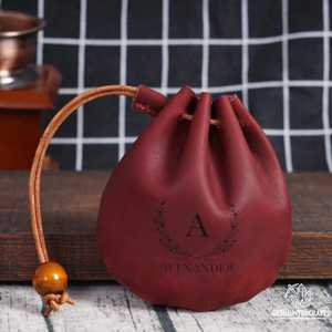 Pochette à monnaie en cuir artisanal de style Viking, portefeuille médiéval en cuir, sac à monnaie en cuir naturel de qualité supérieure, pochette à pièces Viking Renaissance Festival - Product Image 6