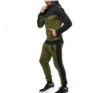 Conjunto Deportivo Informal de Algodón para Hombre, Sudadera con Capucha, Pantalones Deportivos, Ropa Deportiva para Correr a Diario - Product Image 2