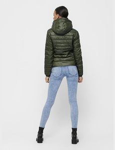 Women's Lightweight Packable Puffer Jacket Hooded <b>Winter</b> <b>Quilted</b> Jacket Custom Women's Hooded Puffer Jacket Water Resistant Coat - Product Image 4