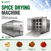 Séchoir industriel pour épices et herbes aromatiques 400-600 kg, séchoir automatique à pompe à chaleur pour gingembre, anis étoilé, bâtonnets de cannelle, déshydrateur alimentaire