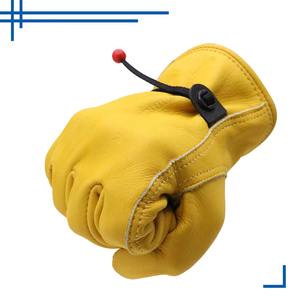Gants de travail en cuir de vachette pour hommes, gants de sécurité industrielle, gants de sécurité pour la construction, gants de conducteur - Product Image 3