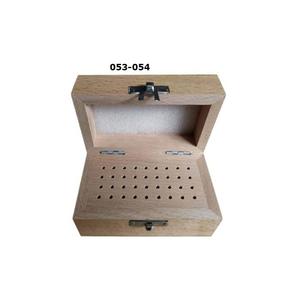 Boîte à outils en bois avec 36 trous pour organiser de petits outils de bijoux Boîte en bois compacte pour stocker des fraises avec 36 trous - Product Image 1