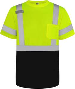 Polo en coton réfléchissant haute visibilité pour ambulanciers, broderie de logo personnalisée, officiers médicaux, toutes saisons, toutes tailles - Product Image 5