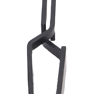 Pinzas de Precisión para Uñas de Calidad Premium, Color Negro, Punta Recta y Plana, Pinzas de Manicura OEM al por Mayor, Pinzas de Bloqueo Cruzado para Uñas - Product Image 5