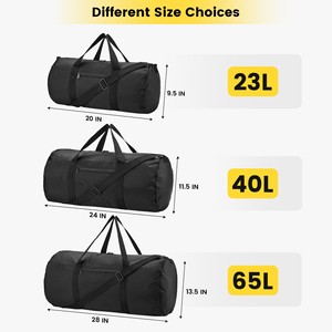 Bolsa de lona multiusos con correa acolchada cómoda, materiales de alta calidad, duradera, excelente para viajes, fitness y vida activa - Product Image 5