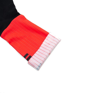 Black Striped <b>Knee</b> <b>High</b> Ice Hockey <b>Socks</b> Breathable Knitted for Adults Summer Wear - Product Image 3
