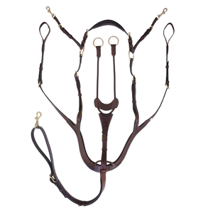Pechera Ajustable de Cuero Duradero para Caballos y Equitación, Corona Rub International - Product Image 5