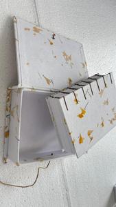 Marigold Flower Handmade Paper Journal <b>Box</b> with Button Closure Eco Friendly <b>Floral</b> Paper Gift Journal Set - Product Image 3