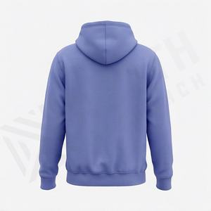 Sweat-shirts d'hiver pour hommes de qualité supérieure, 100 % coton, teint uni, en tissu peigné, décontractés, respirants, pour adultes, style streetwear, pulls. - Product Image 2