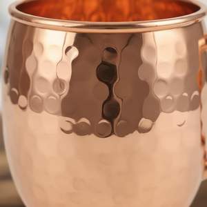 Tasses à Moscow Mule en cuivre pur, poignée ergonomique pour cocktails, bière, qualité supérieure, 100% cuivre massif, pour la maison, les bars et les cadeaux - Product Image 5
