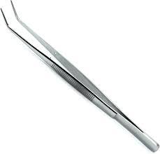 Pinces à pansements dentaires chirurgicales en acier inoxydable, à dents, pour pansements et coton, 16 cm - Product Image 6