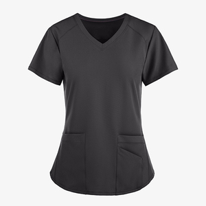 OEM LEDBURY INTERNATIONAL Lightweight 72%Polyester/21%Rayon/7%Spandex Worsted Fabric Short Sleeve Women's <b>Scrub</b> <b>Tops</b> Needle - Product Image 1