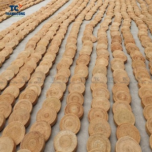 Vente en gros de sets de table en herbe de mer, faits à la main, naturels, tissés, pour table à manger, écologiques, fournisseur de décoration intérieure - Product Image 6