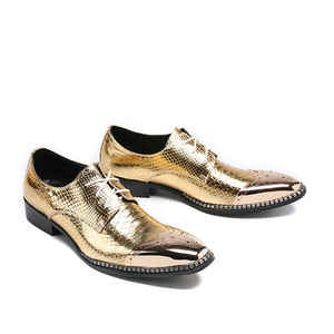 Élégance formelle Lacets de chaussures de smoking noirs et blancs - Product Image 1