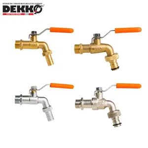 High quality all customized valve supplier zinc alloy garden Bibcock water faucet Tap brass bibcock