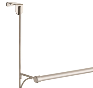 OEM/ODM Adjustable Over the Door Triple Towel Holder Rack with Hooks Bathroom Organizer <b>Hanger</b> <b>Space</b> <b>Saving</b> Storage - Product Image 1