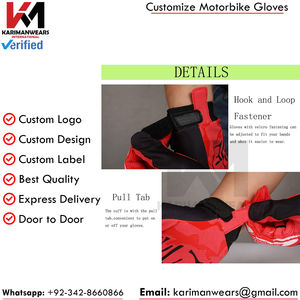 Gants de motocross et VTT unisexes, gants de sport à doigts entiers, protection contre les chocs, paume absorbant les chocs, antidérapants, tissu respirant - Product Image 3