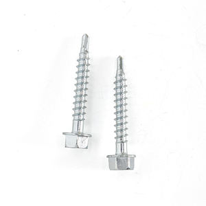 Tornillo Autorroscante con Cabeza Hexagonal / Tornillo Autorroscante Galvanizado de Acero al Carbono con Rosca Gruesa en Pulgadas Clase 4.8 6.8 para Metal - Product Image 2