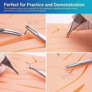 Kit de Práctica de Sutura Avanzado de 21 Piezas para Estudiantes de Medicina, Almohadillas de Sutura de Alta Calidad con Certificación CE de Blush Surgical - Product Image 4