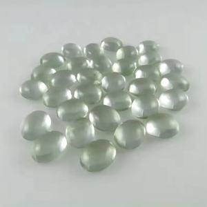 10x12mm AAA Grade Naturel Vert Améthyste Plat Ovale Cabochon Certifié Pierre Précieuse En Vrac Beaux Bijoux Du Fournisseur En Gros - Product Image 2
