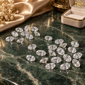 Diamant ovale de 8,75 carats de couleur DEF, cultivé en laboratoire, tailles rares |   Détails de précision et mesures personnalisées pour la création de bijoux - Product Image 1