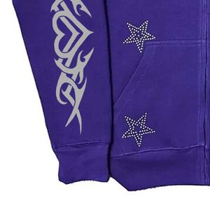 Sudadera con Capucha Estampada para Mujer, Estilo Relajado, Logotipo Frontal, Corte Holgado, Forro Polar Cálido, para Uso Casual en Invierno, 100% Algodón Ecológico - Product Image 3