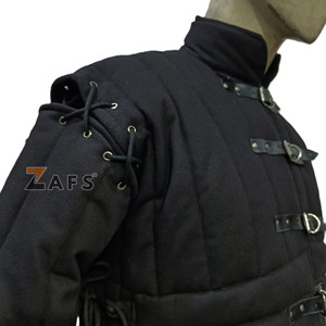 Auténtico Abrigo Gambeson Medieval Acolchado de Algodón Grueso, Chaqueta Protectora de Manga Larga para Invierno, para Adultos Unisex, Ideal para Reenactaciones y Ferias Históricas - Product Image 6