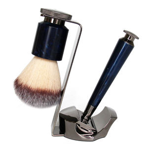 Lansky Luxury Private Label Mens Grooming Kits Facial Shaving <b>Brush</b> and Safety razor Stand Set - Product Image 6