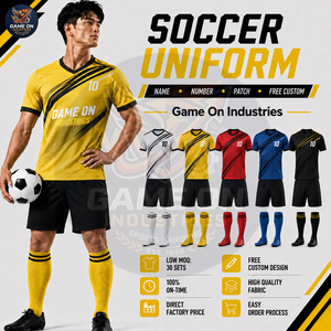 Uniforme Deportivo Personalizado de Fútbol, Ligero, Suave al Tacto, Cómodo, de Buena Calidad, Transpirable - Product Image 4
