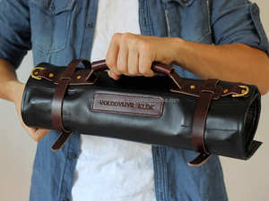 Étui de rangement pour couteaux de chef en cuir de qualité supérieure, kit de rangement pour couteaux de cuisine, organiseur d'équipement culinaire professionnel, étui de voyage, protection anti-odeurs - Product Image 2