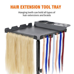 Bandeja Plegable y Desmontable de Acero Inoxidable para Silla de Barbería, con Función de Ajuste de Altura, para Muebles de Salón de Belleza - Product Image 4