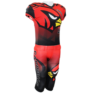 Maillots de football américain en twill pour jeunes, vente en gros 2023 / Uniformes de football américain personnalisés - Product Image 5