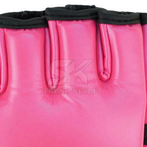 Guantes de Boxeo Profesionales Hechos a Medida, de Cuero PU, de Medio Dedo, para Entrenamiento y Combate - Product Image 4